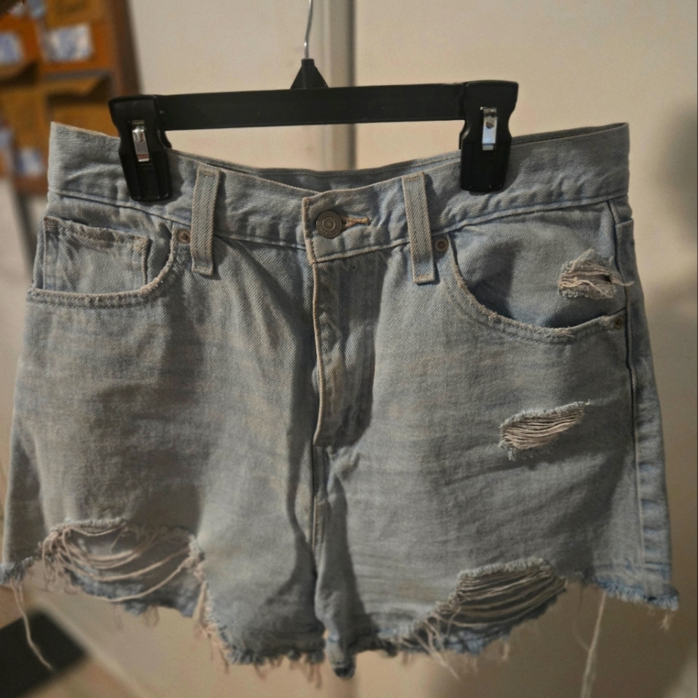 High waist Levi Mom shorts